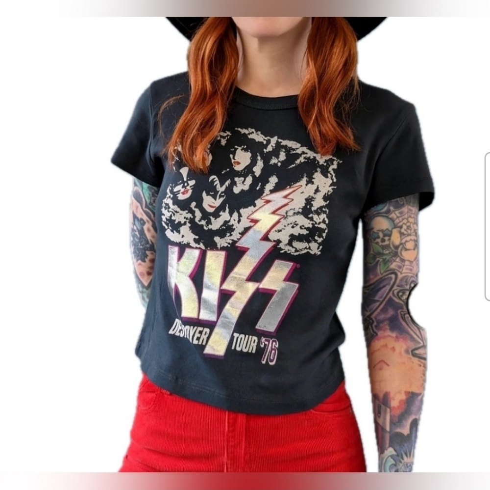 KISS Daydreamer Free People Xs Band Tee